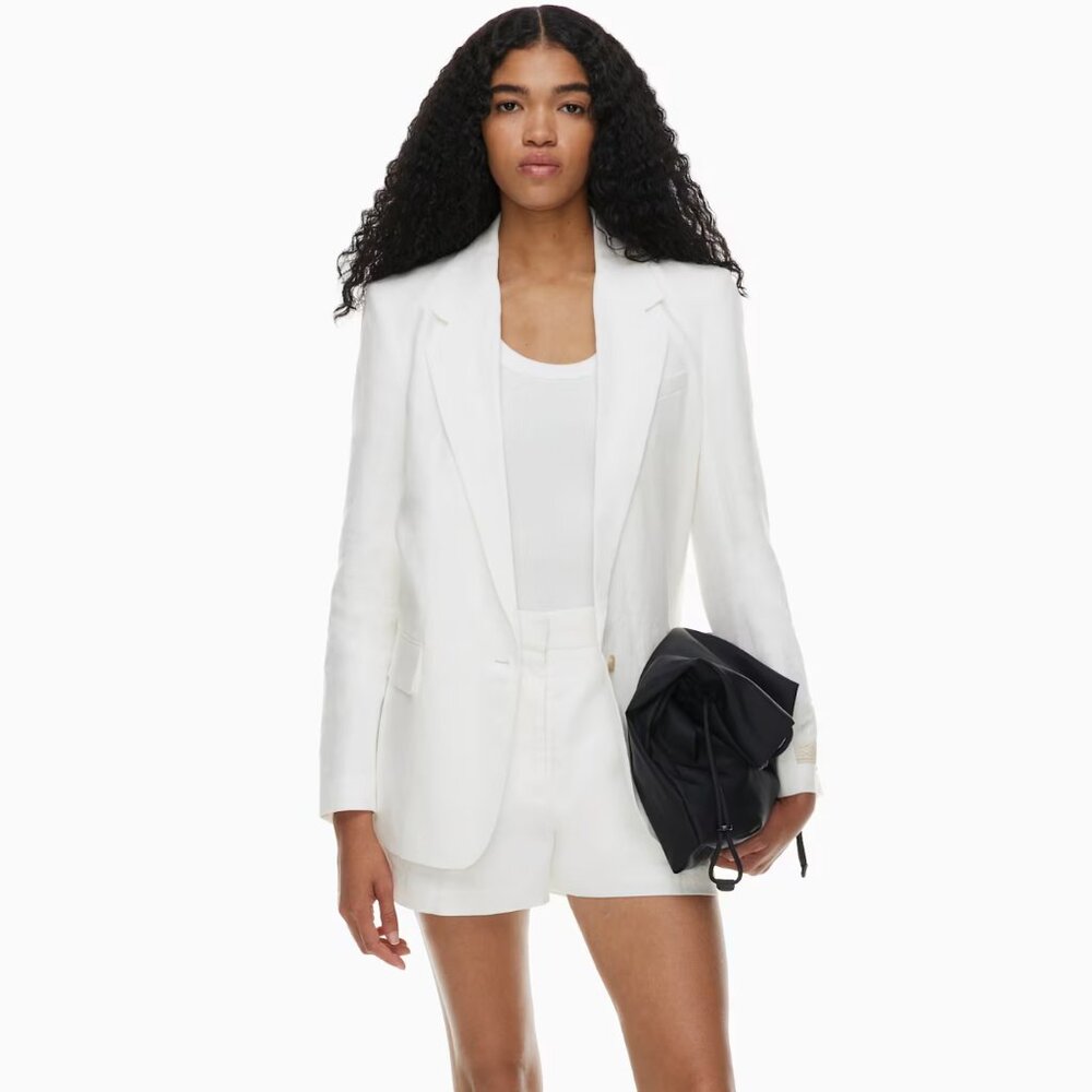 Aritzia The Effortless Short Linen Mini